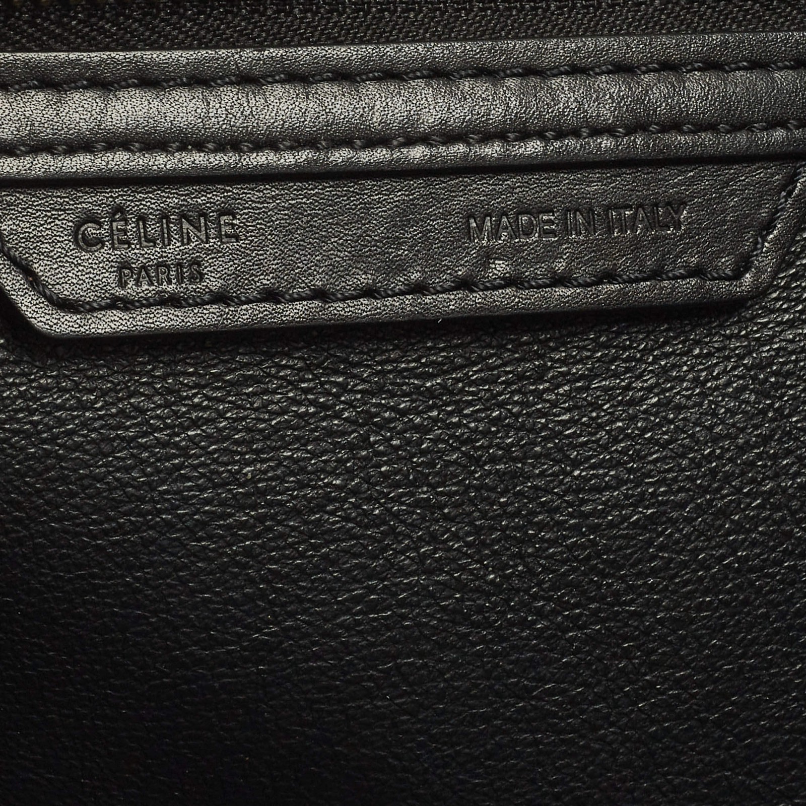 Celine Luggage Multicolor Leather and Suede Tote Bag