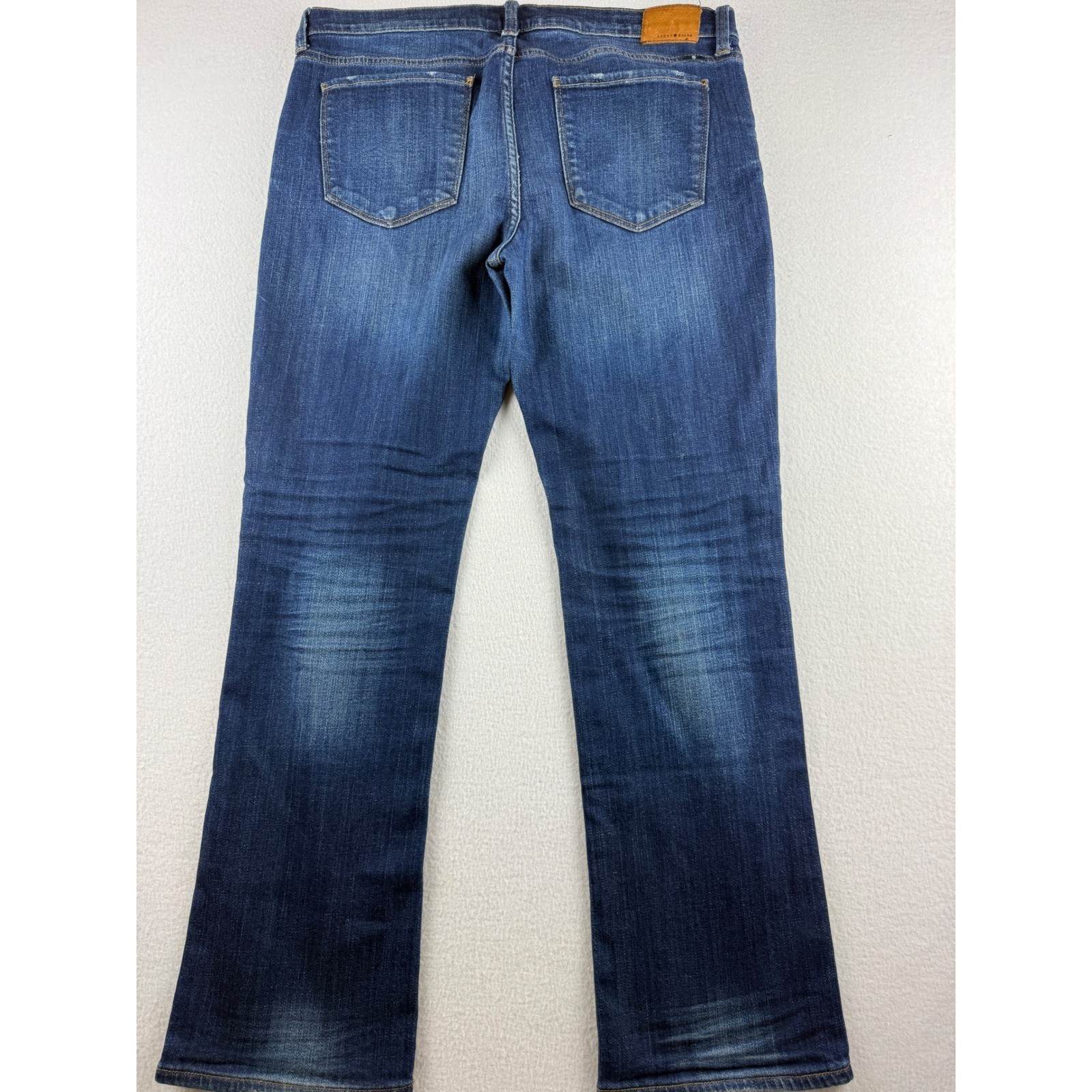 Lucky Brand Brooke Slim Boot Jeans Womens 14/32 Ankle Medium Wash Blue 7W12596