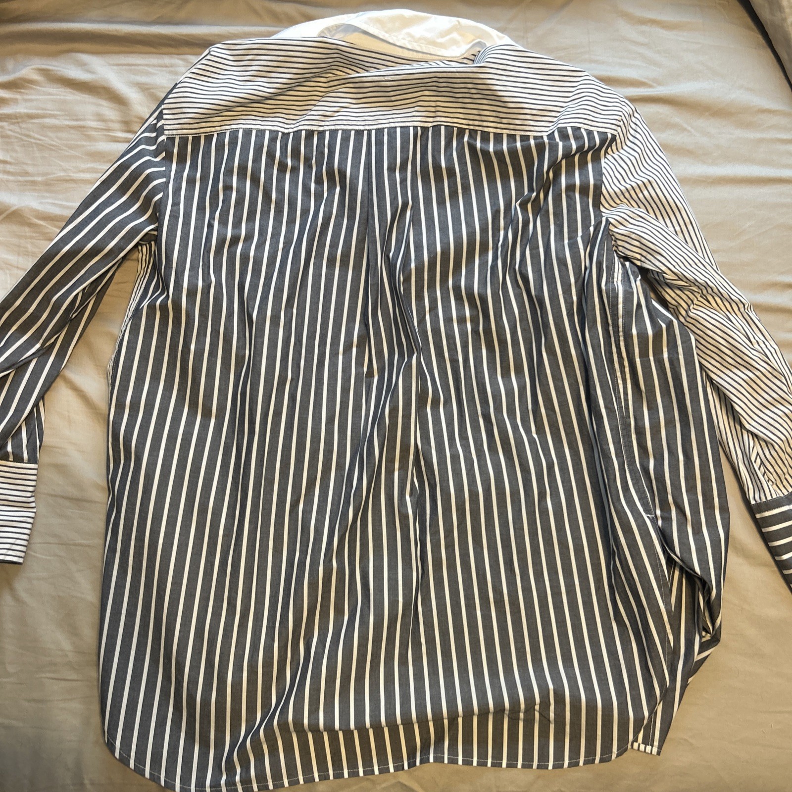 Banana Republic Womens M Organic Cotton Striped Long Sleeve