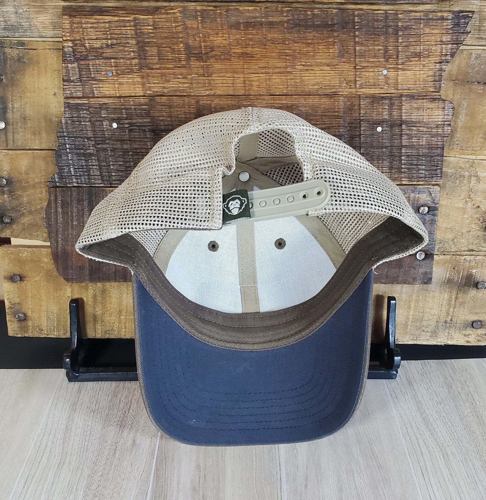 Howler Bros Logo Patch Trucker Snapback Hat Cap Tan Outdoors Fishing Adjustable