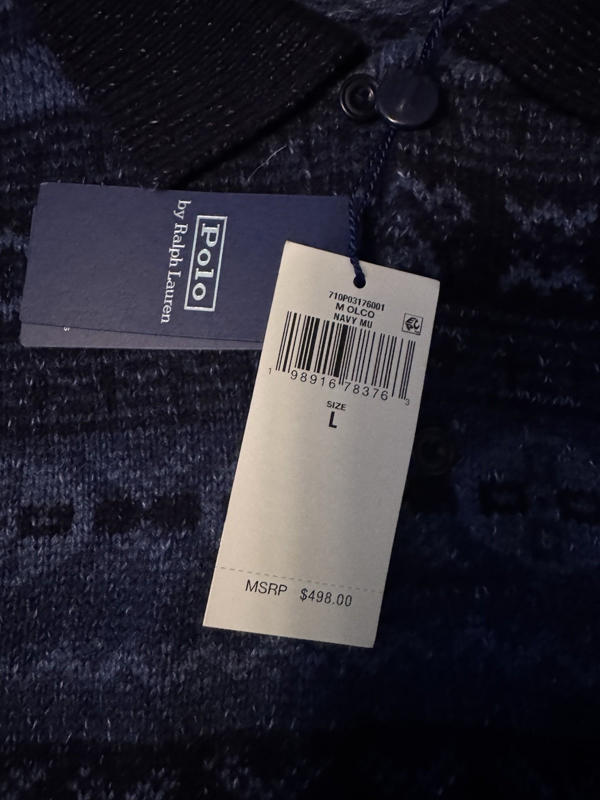 Polo Ralph Lauren Fair-Isle Wool-Linen Sweater