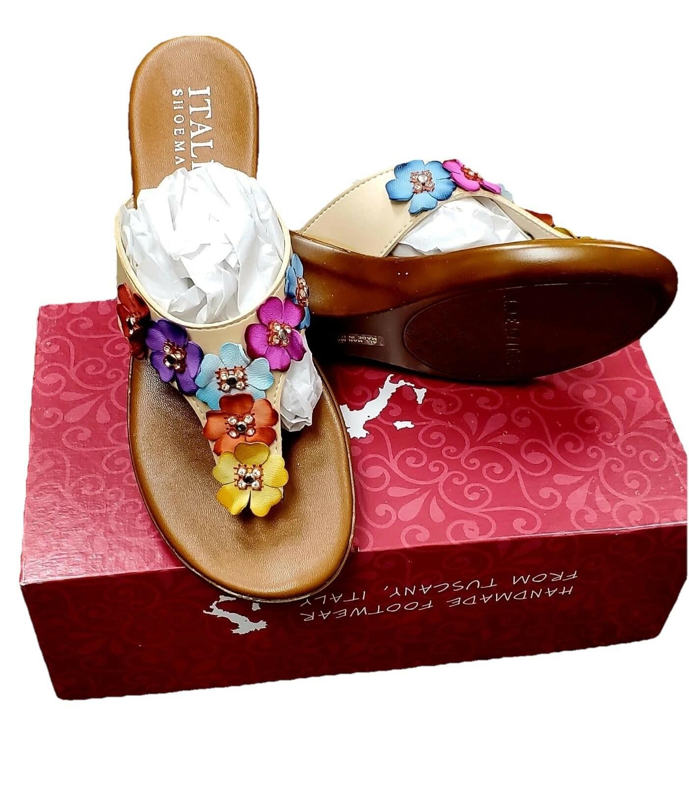 Italian Shoemakers Zane Sandals – Multi-Color, Size 8 – New!