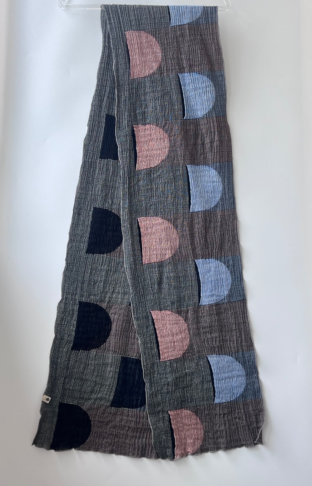 NUNO Reiko Sudo Pocket Crinkle Scarf Made in Japan 200cm