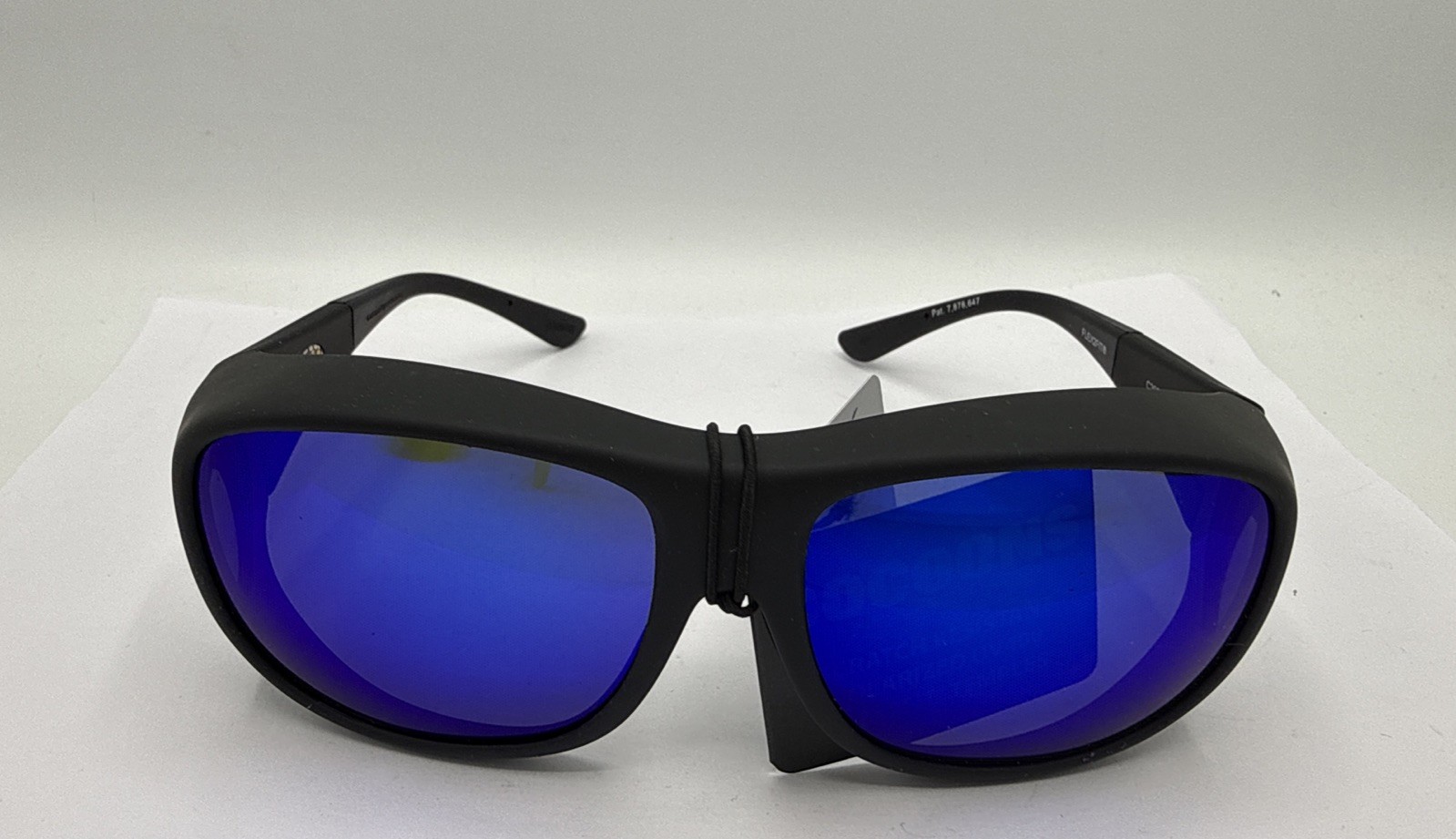 Cocoons C302M Pilot Black Polarized Blue Mirrored Fitover Flex2Fit Glasses NIB