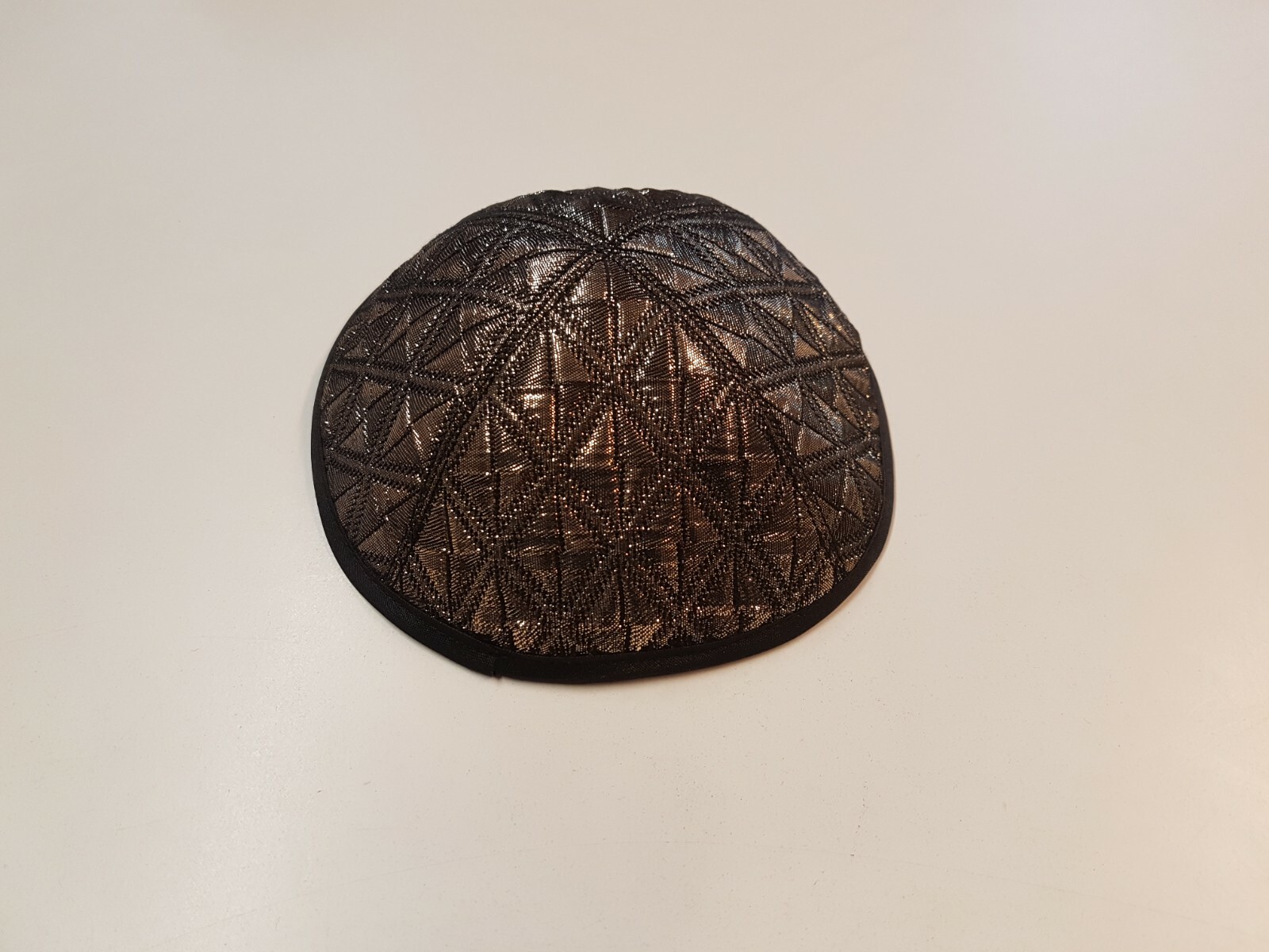 Kippa, Jarmulke, Kippah,Kipa Schwarz 16-17cm