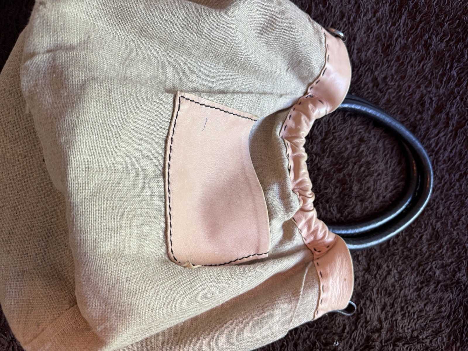 HENRY BEGUELIN Shoulder Bag Light Pink USED