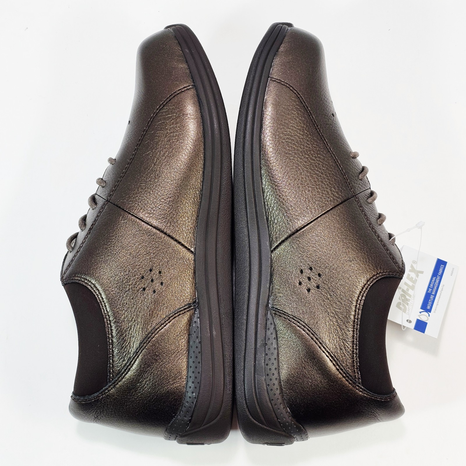 Drew Womens 8.0 EXTRA WIDE Orthopedic Walking Sneakers Tulip Brown Metallic