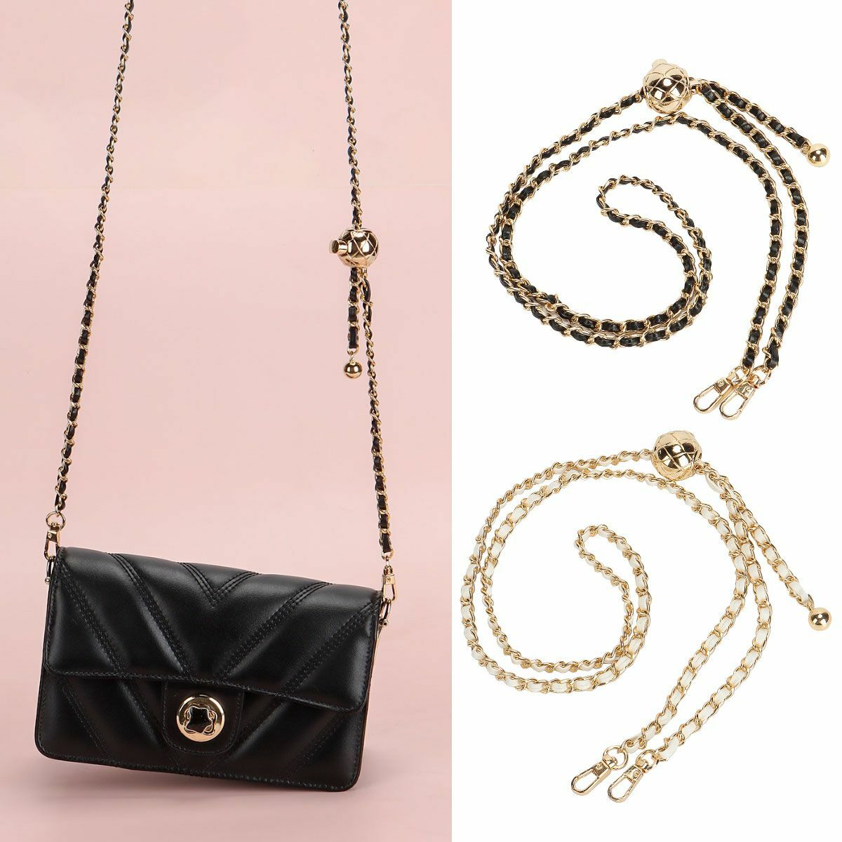 120cm Leather Chain Replacement Crossbody Shoulder Purse Handbag Bag Strap