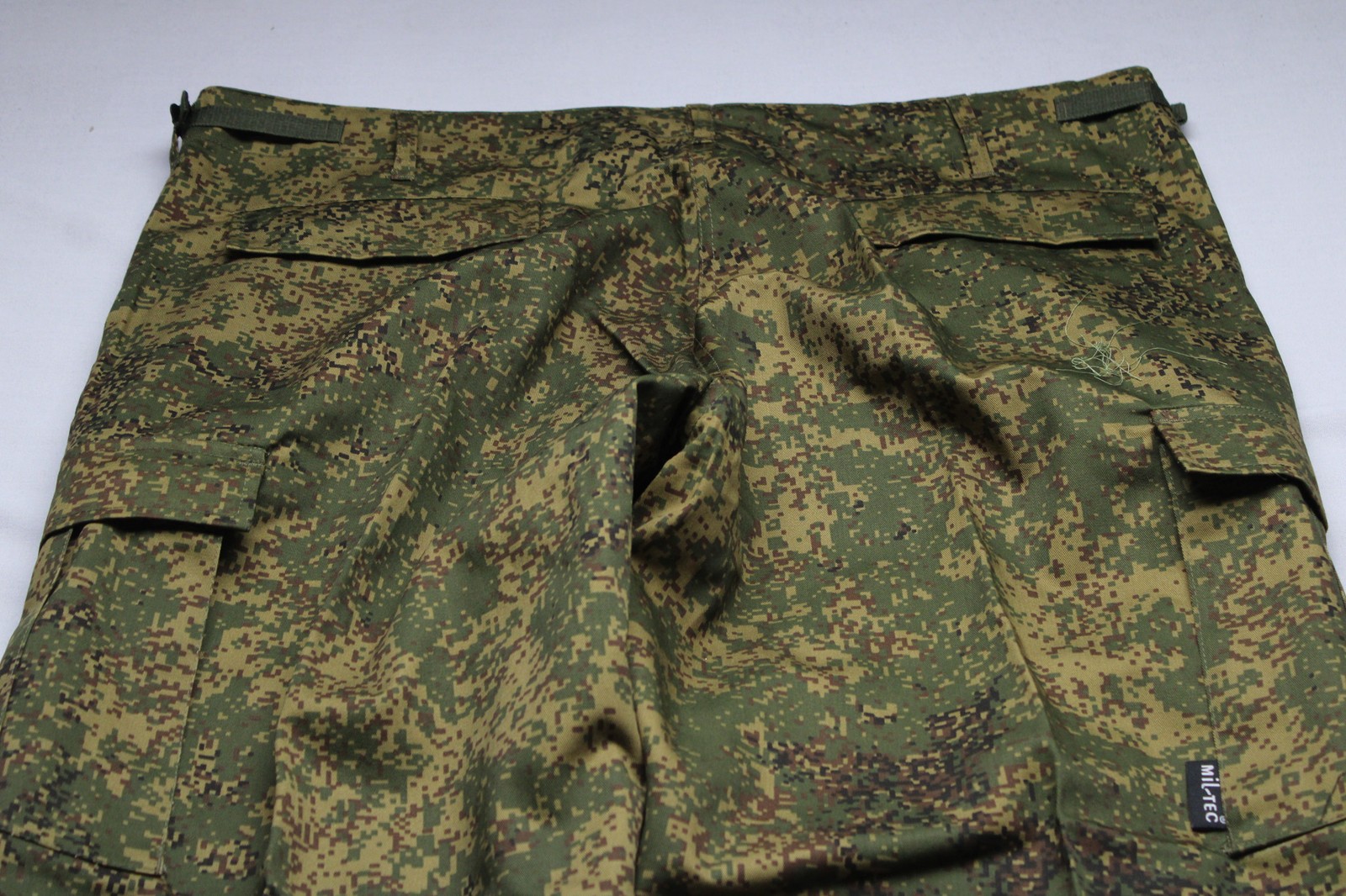 Mil-Tec Men’s Button Fly Camouflage Print Military Pants JL3 Green Size 2XL