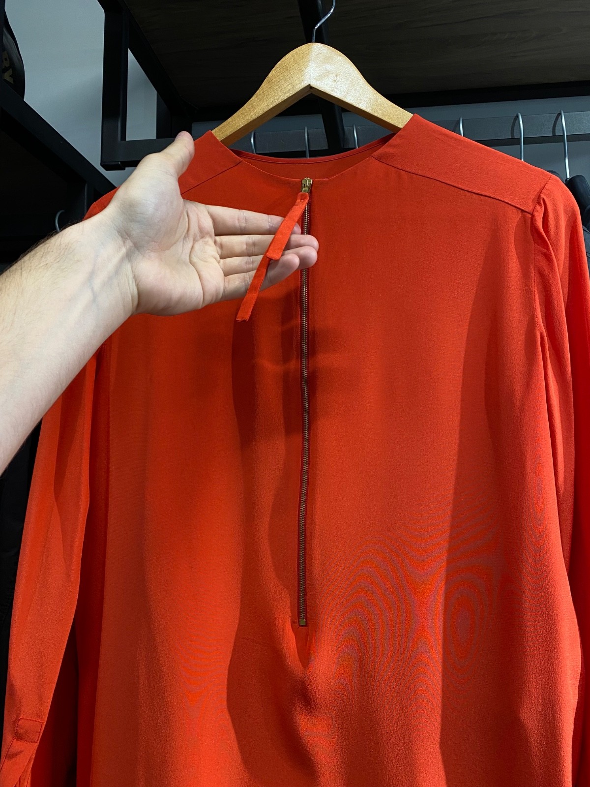 Rare vintage Miu Miu Red Silk Dress Size 40