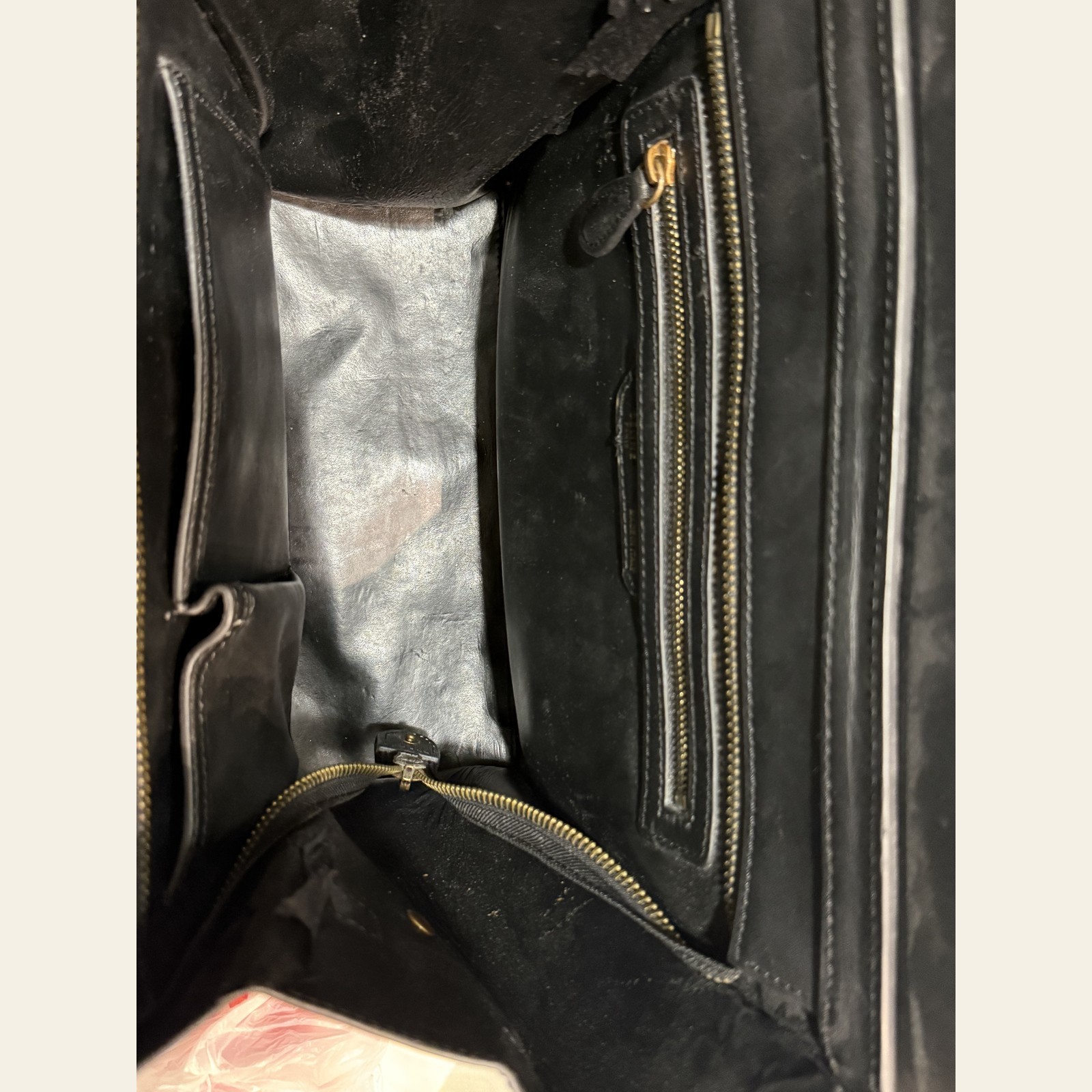 Celine Mini Luggage Tote Black White Bicolor Calfskin Phoebe Philo Era