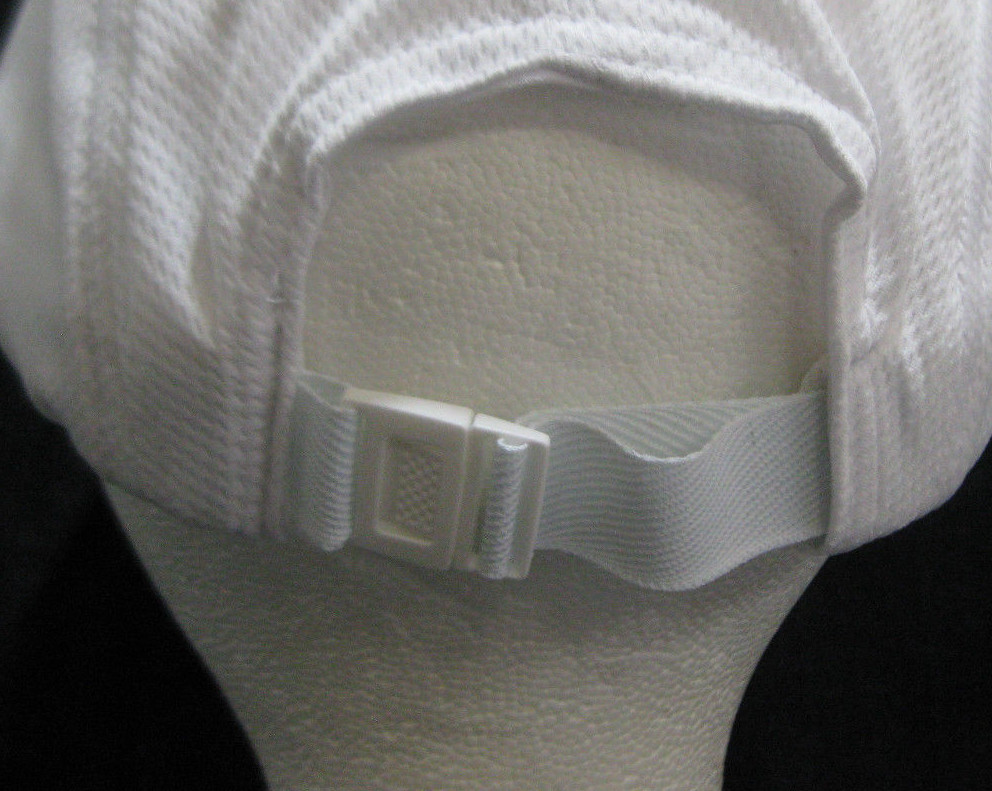 Women’s White Microfiber Baseball Hat Beach Walking Hiking Running New