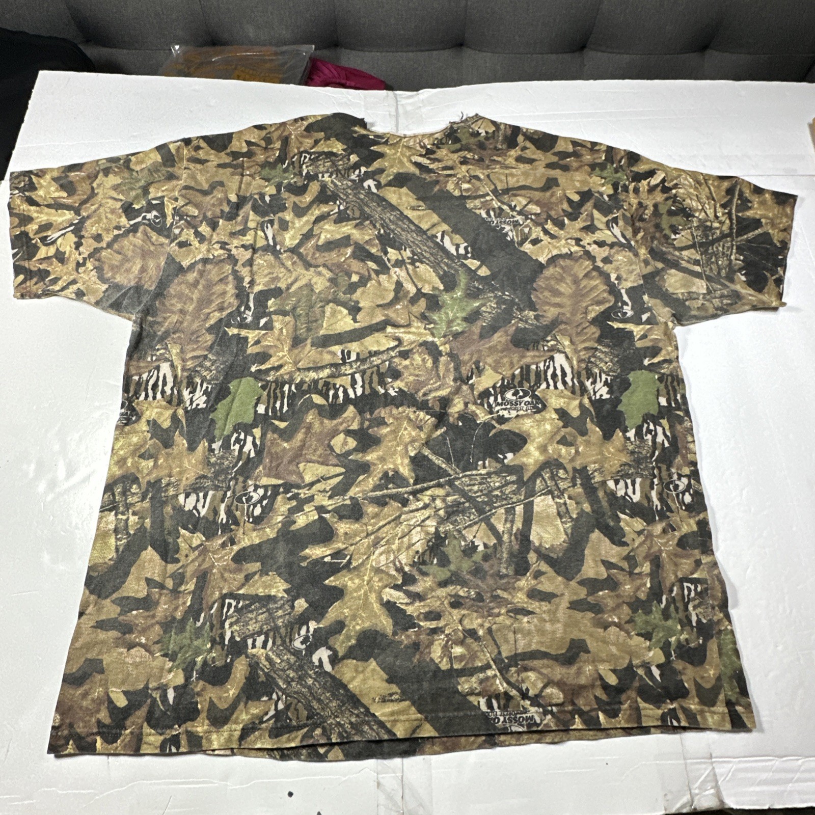 Jerzees Mossy Oak Outdoors Mens Camo Tshirt Sz- XL #2532