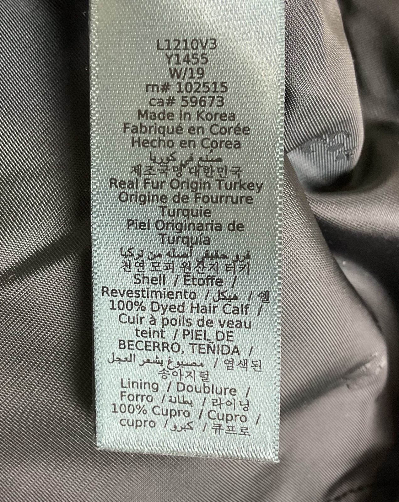 GRAIL $2998 John Varvatos Collection Calf Hair Moto Jacket EU58X US48X