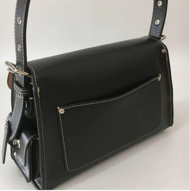 COACH CT721 Black Cargo Soft Tabby Shoulder Bag Crossbody bag Outlet NEW!!