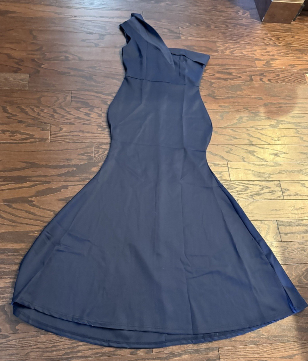 NEW No brand form fitting dress, blue Size Small SEE MEASUREMENTS