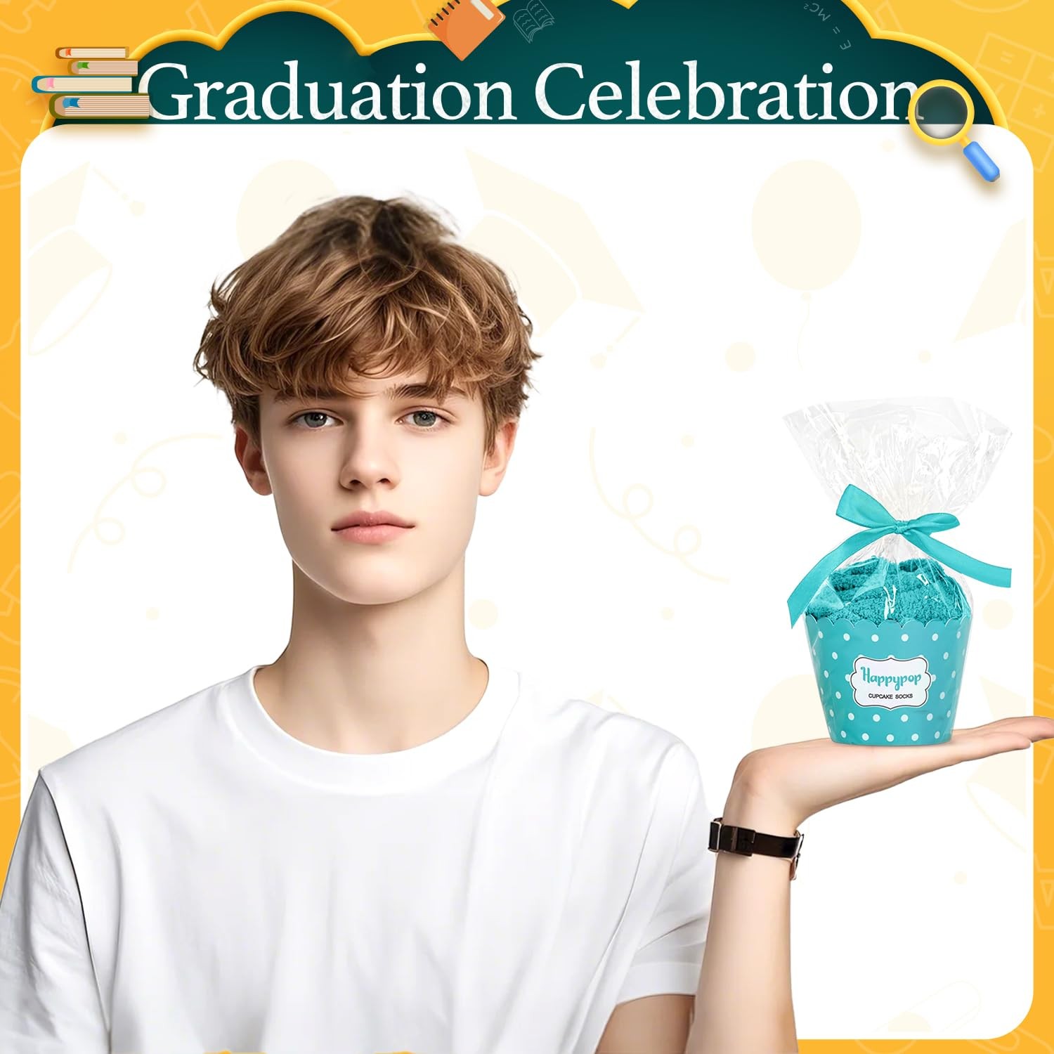 HAPPYPOP 2026 Graduation Gifts – Medium, Fuzzy Degree Green