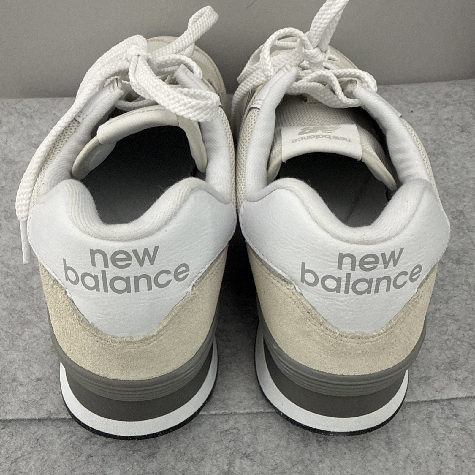New Balance 574 cream trainers sneakers sz 11 women’s New No Box