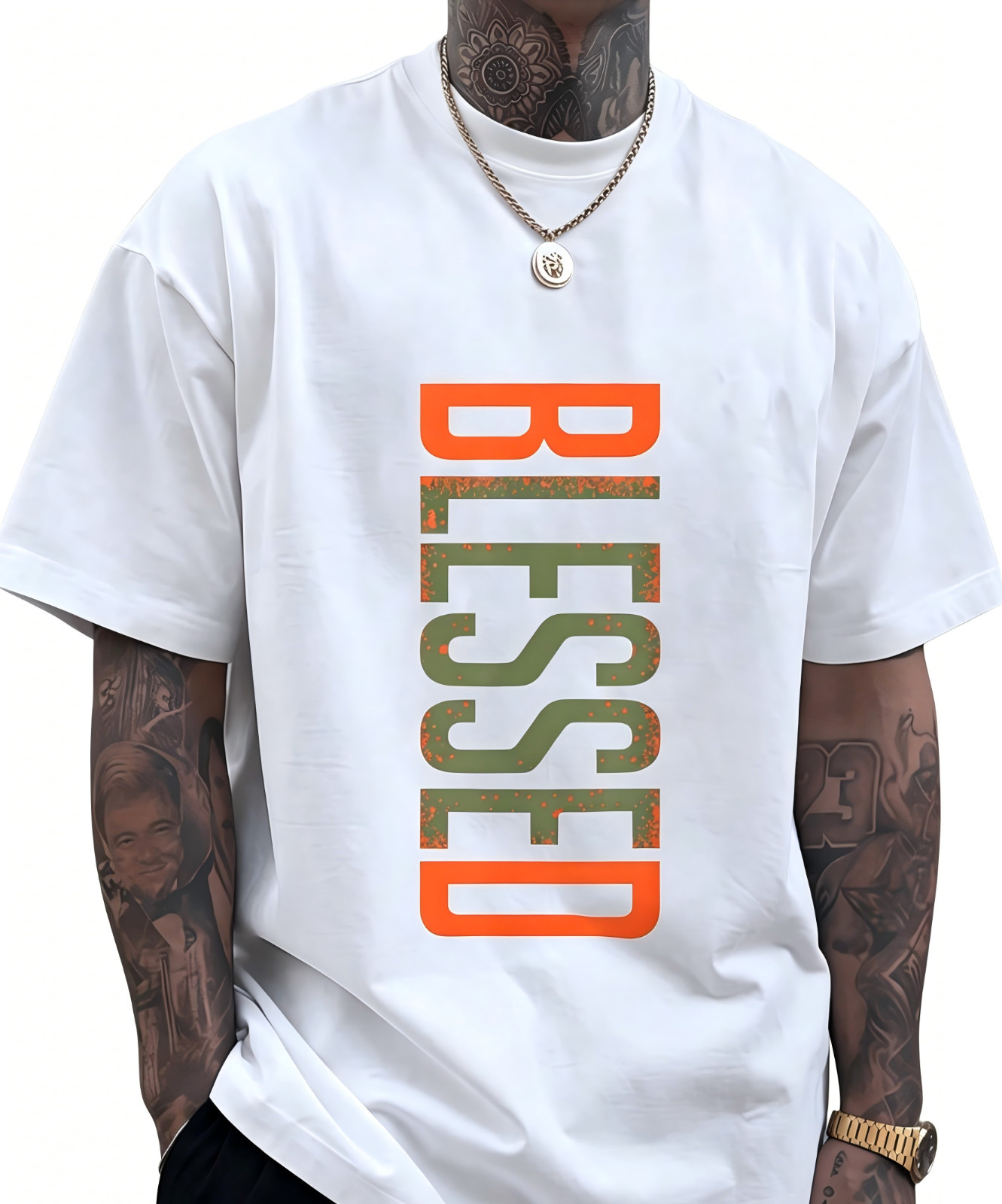Men’s 3D Graphic T Shirt Short Sleeve Crew Neck Casual Streetwear Tee