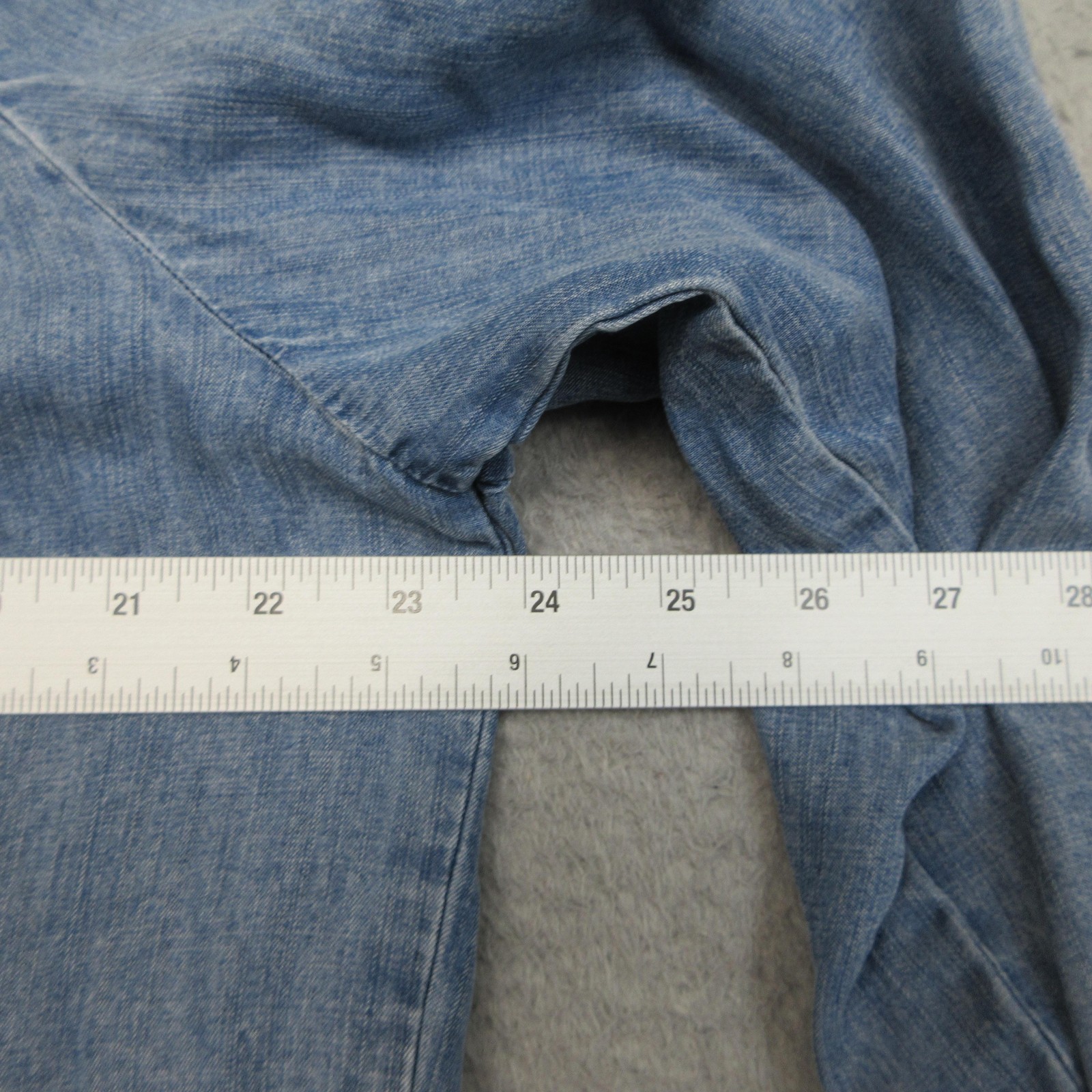 Splendid Chambray Lyocell Shirt Women M Blue Popover Peasant Boho Coastal Casual