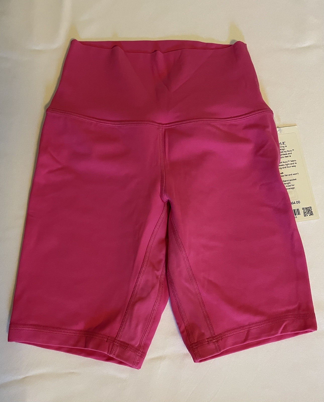 Lululemon Align HIgh Rise Short 8” Size 4 Pink NWT