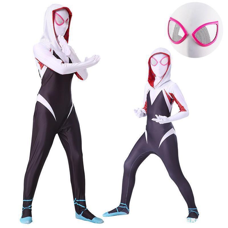 Spider-Man Boy Miles Morales Spiderman Raimi Jumpsuit Kids/Adult Costume Cosplay
