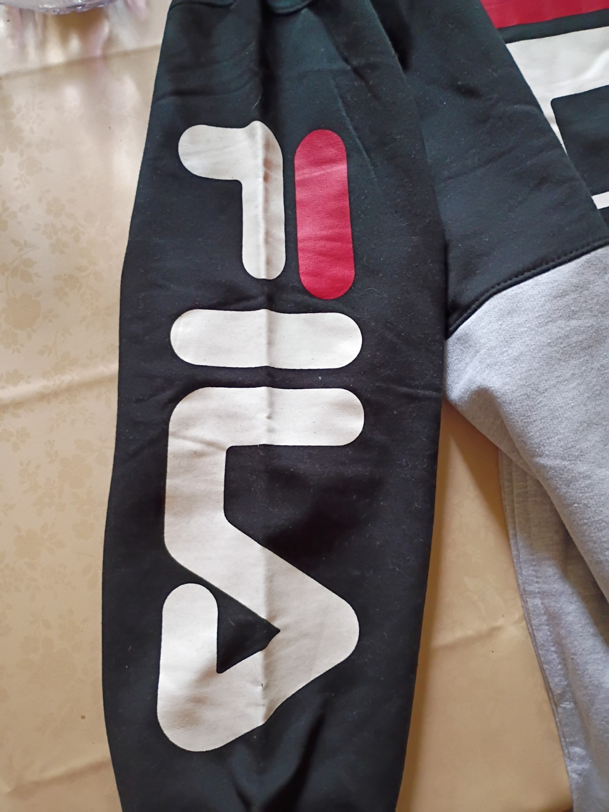 Fila Men’s Hoodie Sweatshirt Big/Tall Sz 3XLT Black/Gray NWT