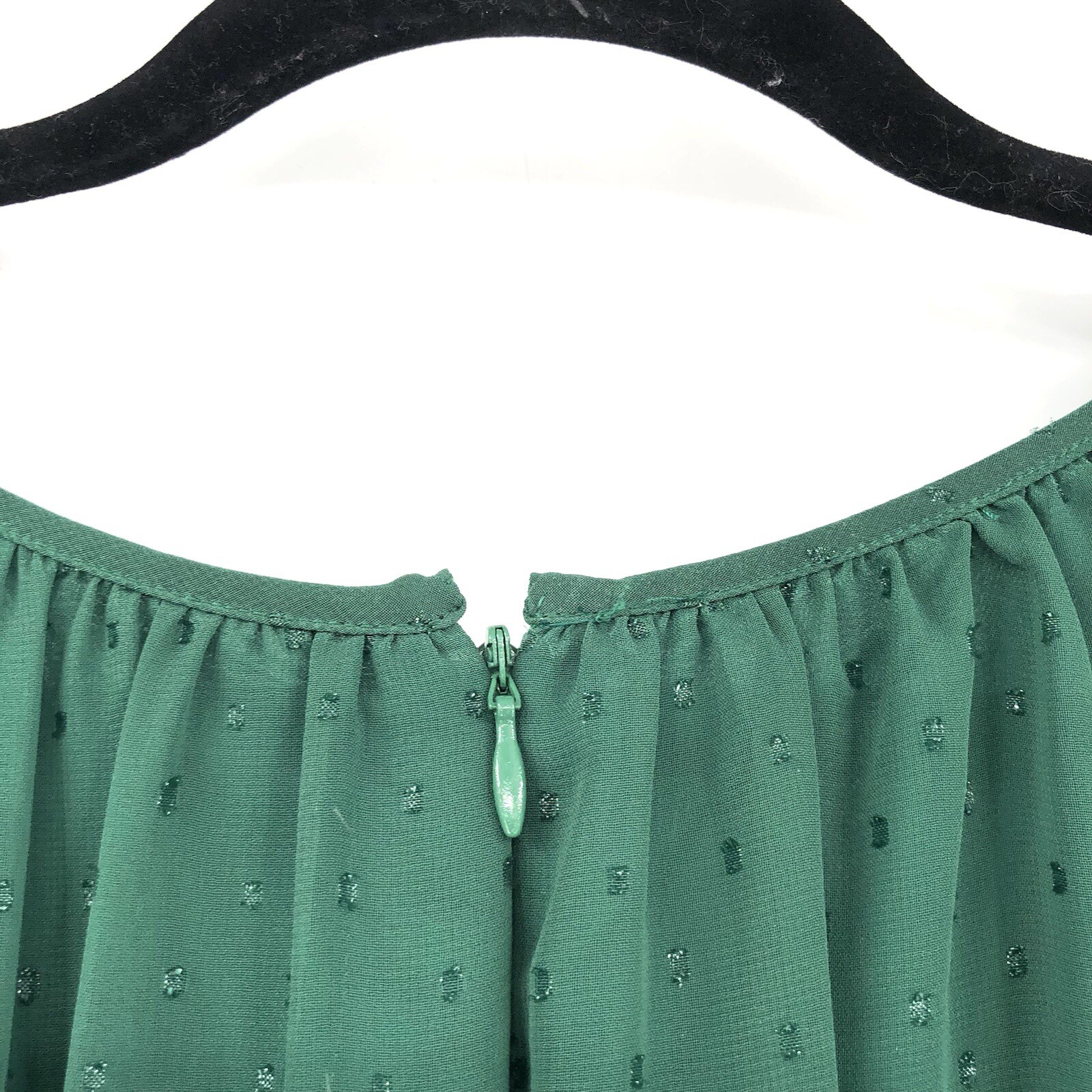 GAL MEETS GLAM Georgette Tiered Maxi Dress in Holly Green 16 Sheer Flowy Women