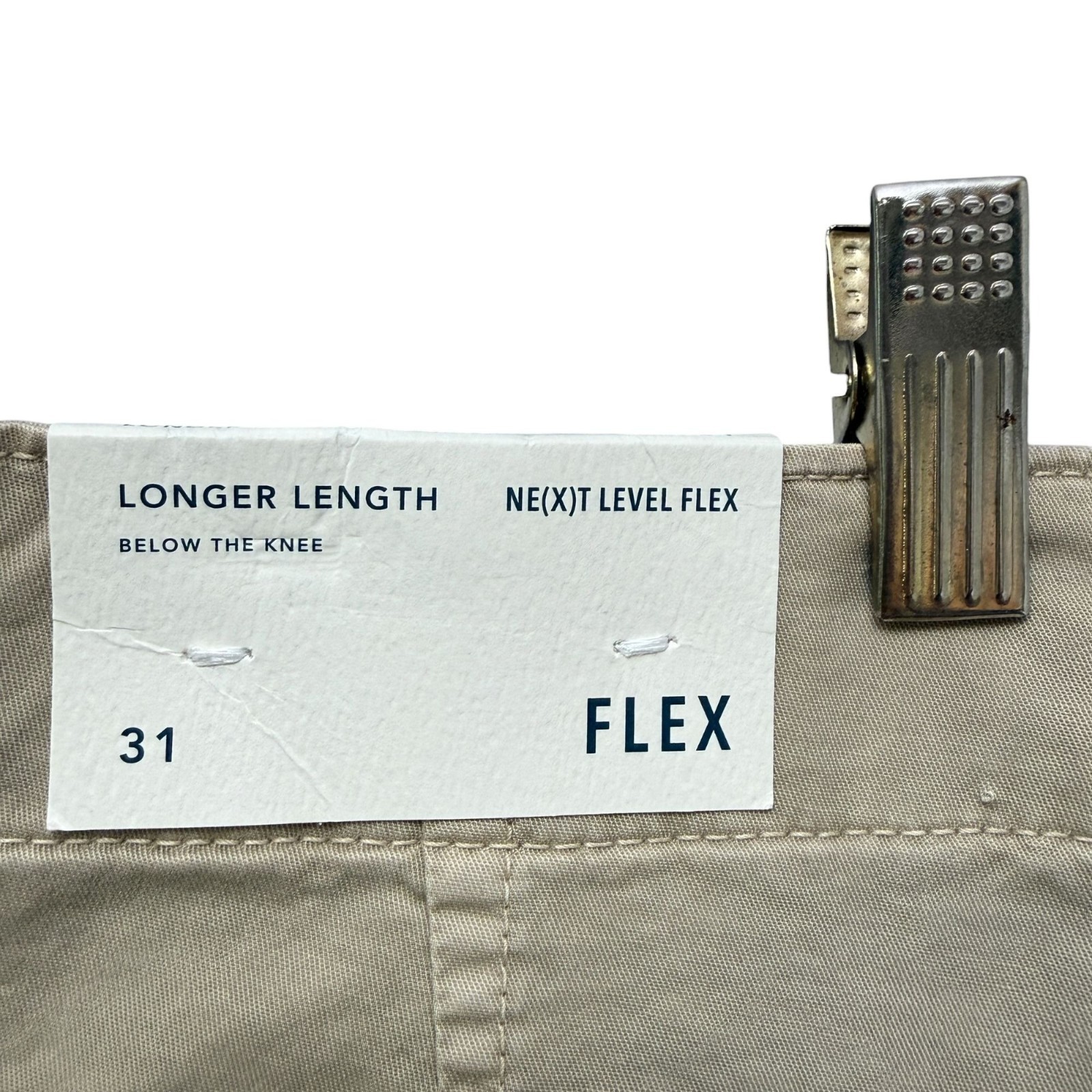 American Eagle Mens Shorts Next Level Flex Bermuda Khaki Tan Size 31 NWT