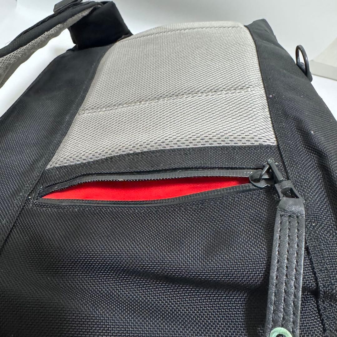 Master-Piece MSPC Black Nylon Leather Canvas Messenger Bag Japan