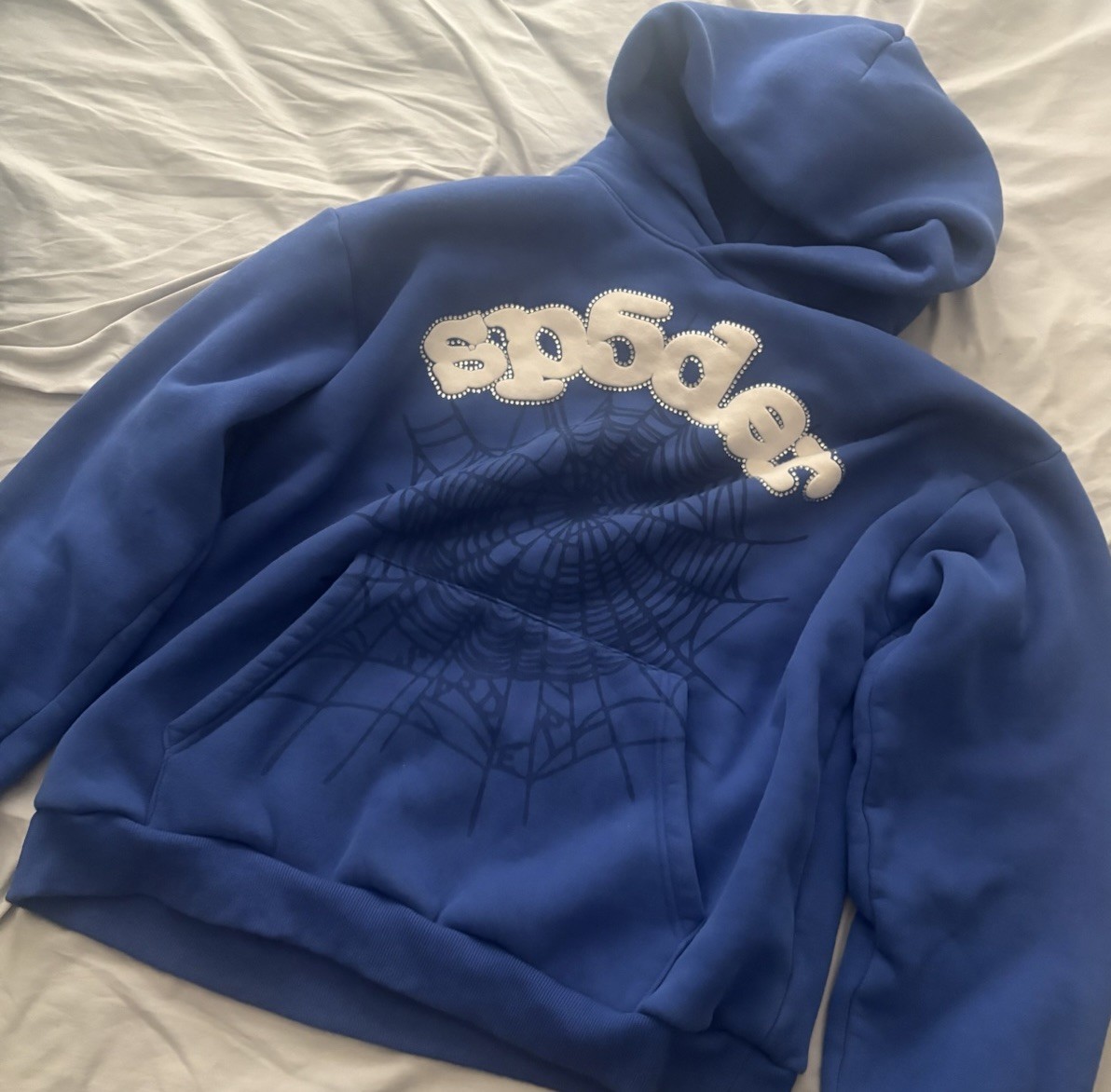 Blue Rhinestone Sp5der