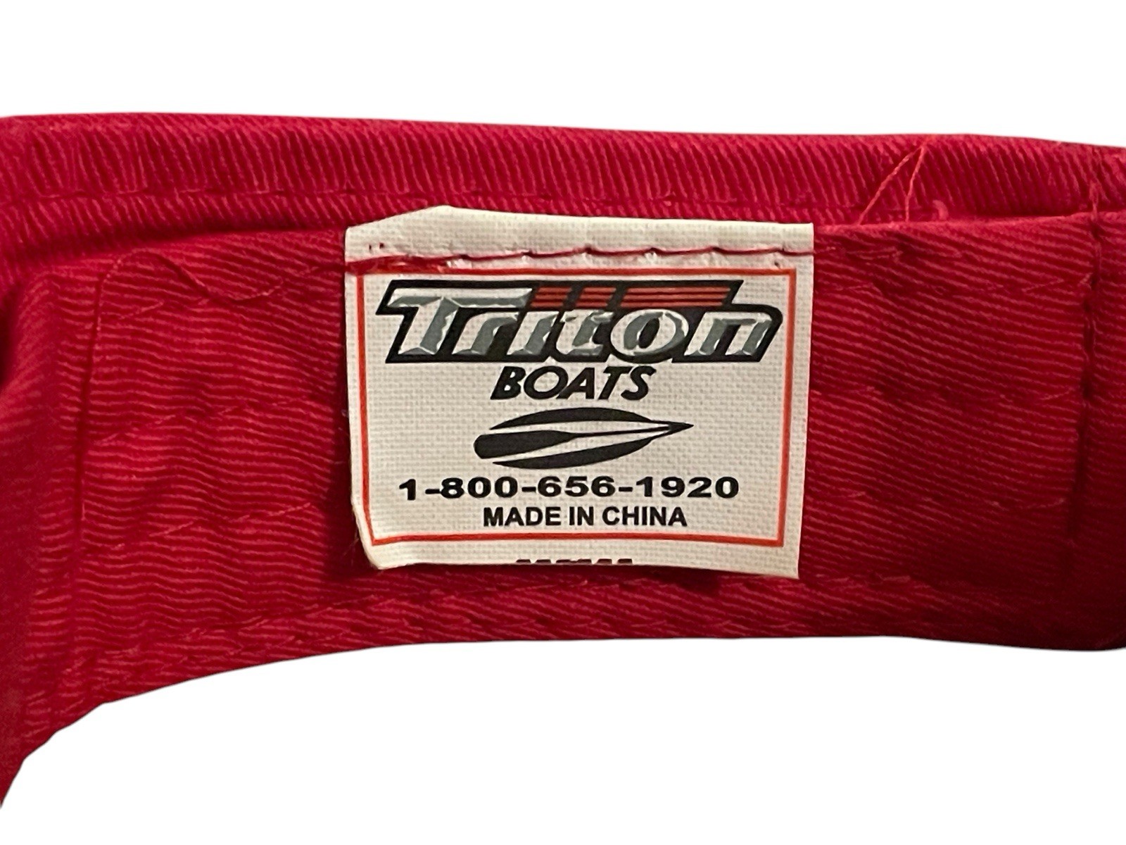 Official Triton Boats Visor Hat Signed By Hank Parker & Guy Eaker / Bassmaster