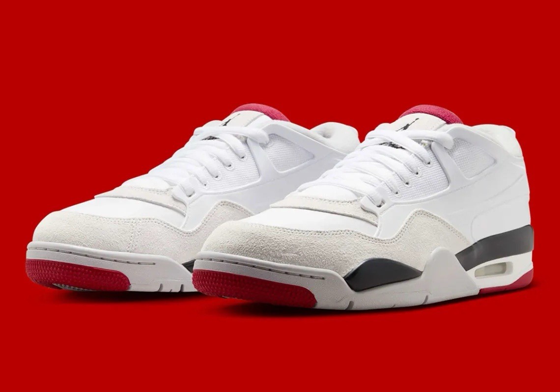 Nike Air Jordan 4 RM White Varsity Fire Red Black FQ7939-102 Men’s Sizes