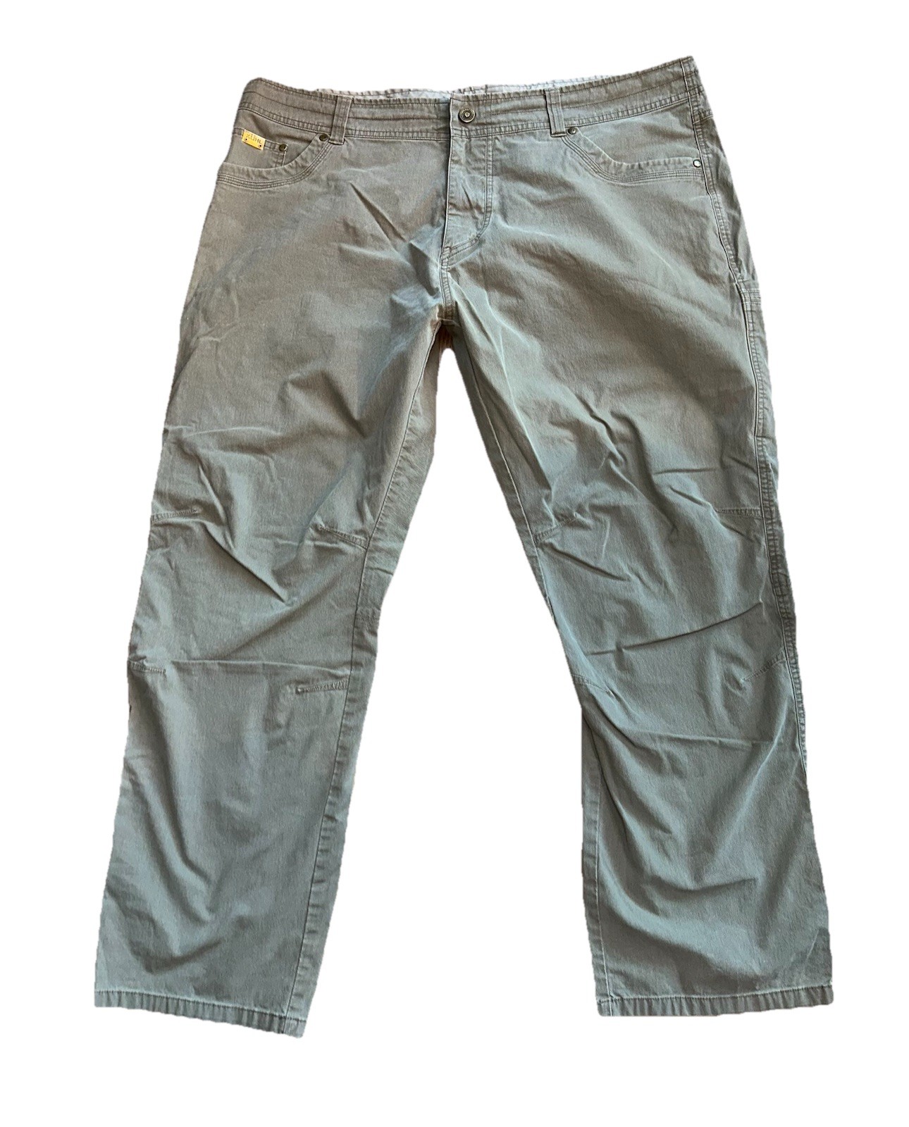 Kuhl Pants Mens 42 X 31 Brown Revolvr Cotton Nylon Canvas Outdoor Hike Comfort