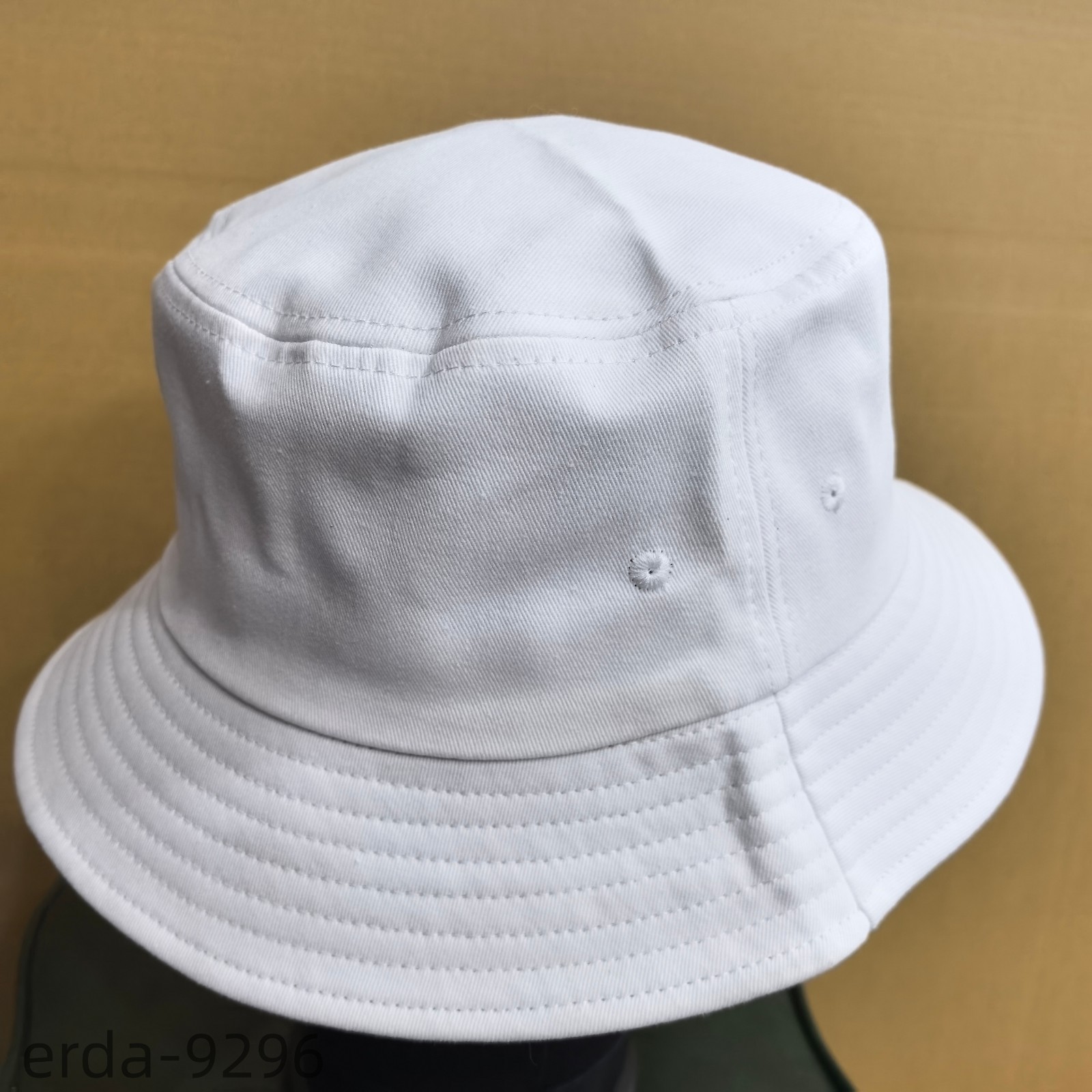 LACOSTE patterned outdoor casual fisherman’s hat white unisex