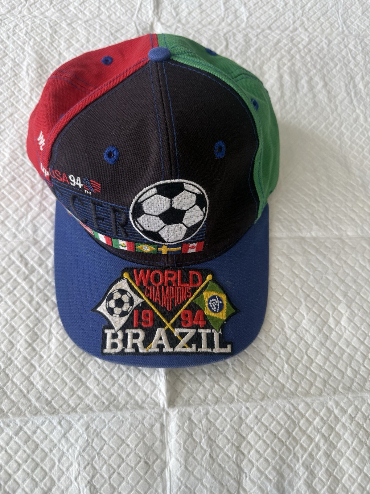 FIFA World Cup 1994 Brazil Hat. The Game SnapBack Hat: Vintage