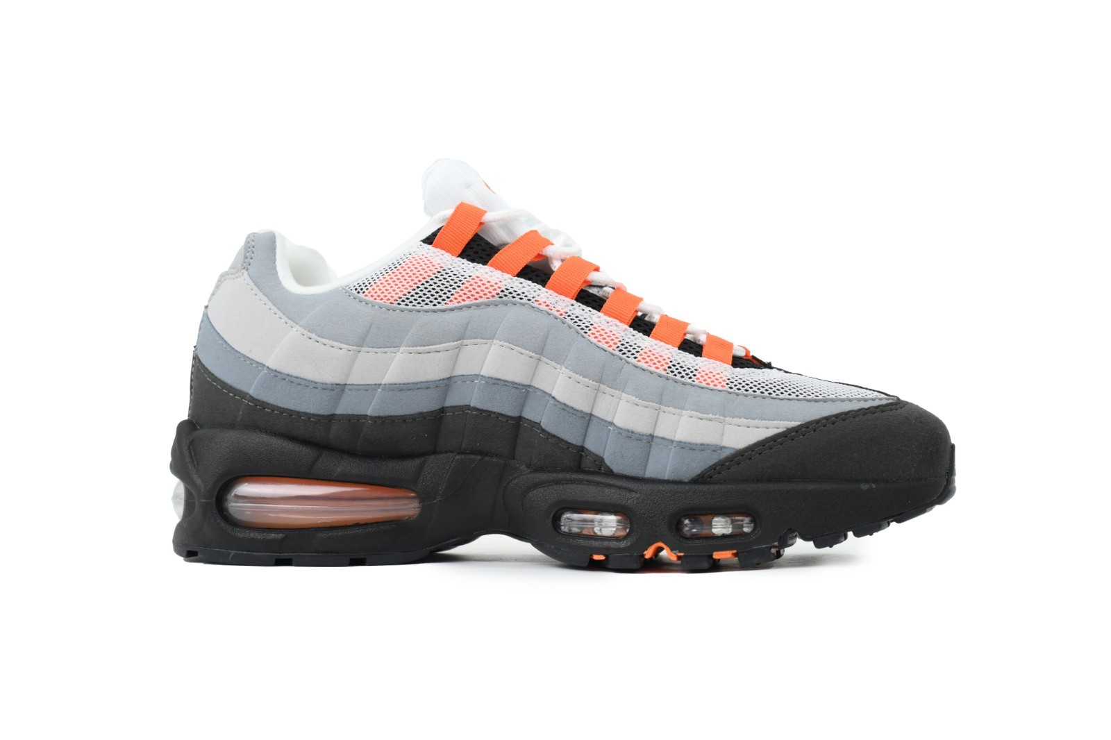 Nike Air Max 95 Orange Grey Black Men’s Casual Running Sneakers