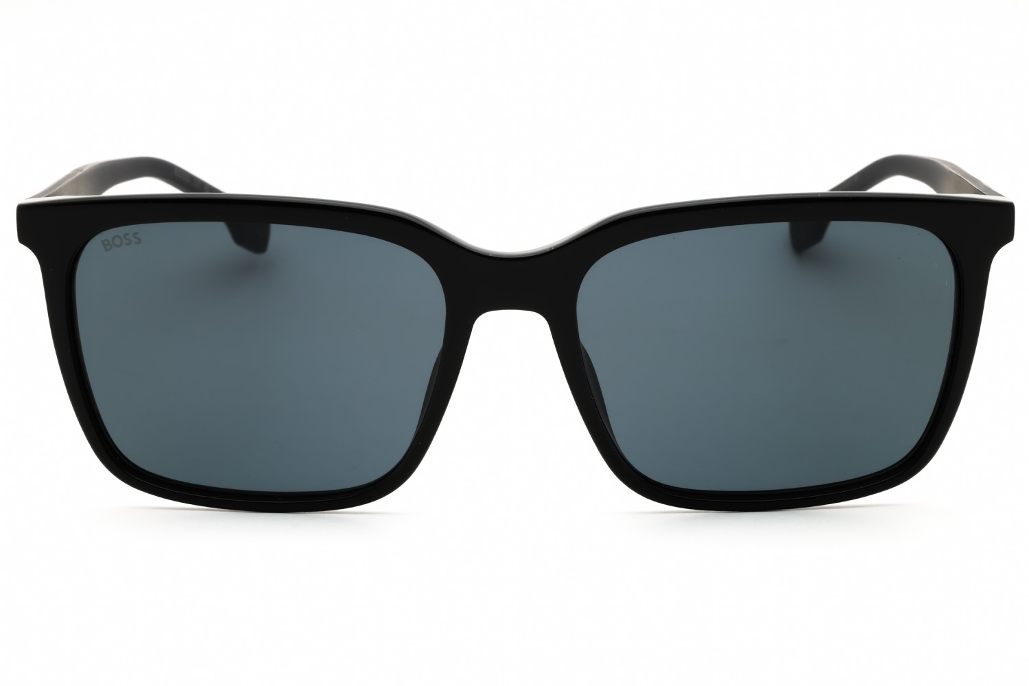 HUGO BOSS 1579 S 08A 2K Sunglasses Black Gray Frame Gray Lenses 57mm