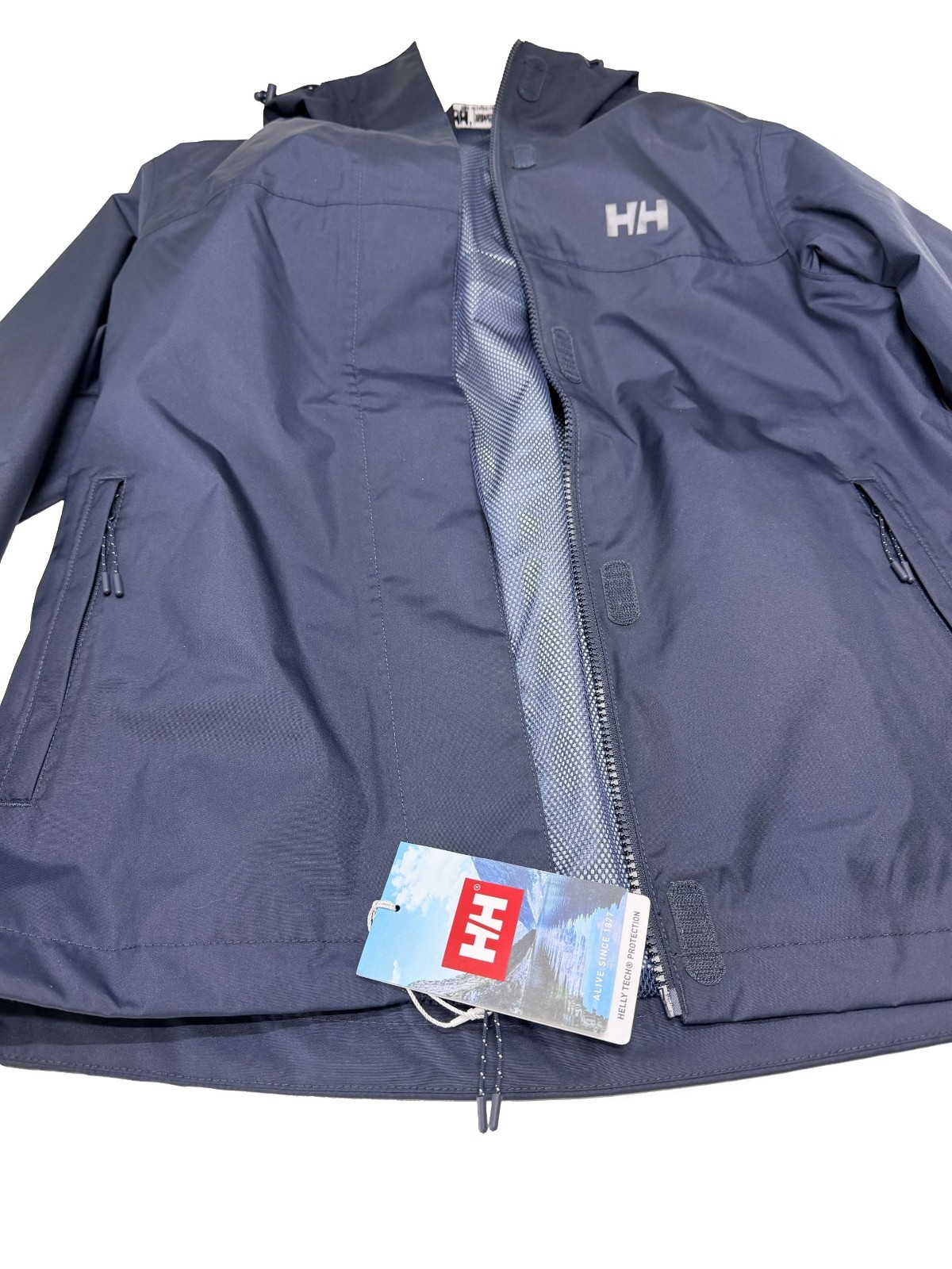 Women’s Helly Hansen Vancouver Rain Jacket NAVY Originally $120, Size: XS
