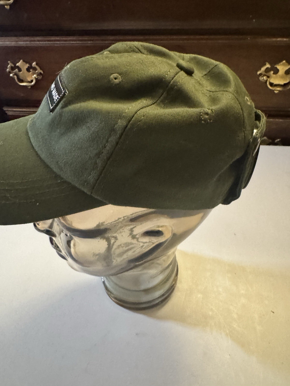 NEW Hand Made TMark Welder’s Hat LG Dark Lenses Six (6) Panels Ventilation Holes