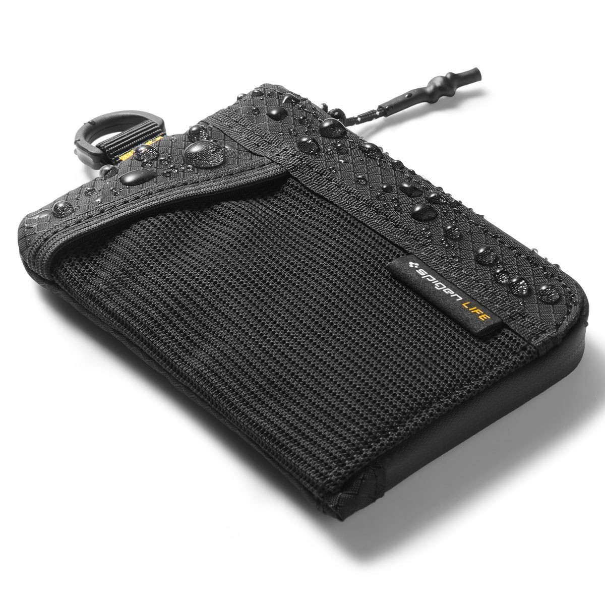 Spigen Life Soft Card Holder RFID Blocking Slim EDC Wallet with Mesh Pocket
