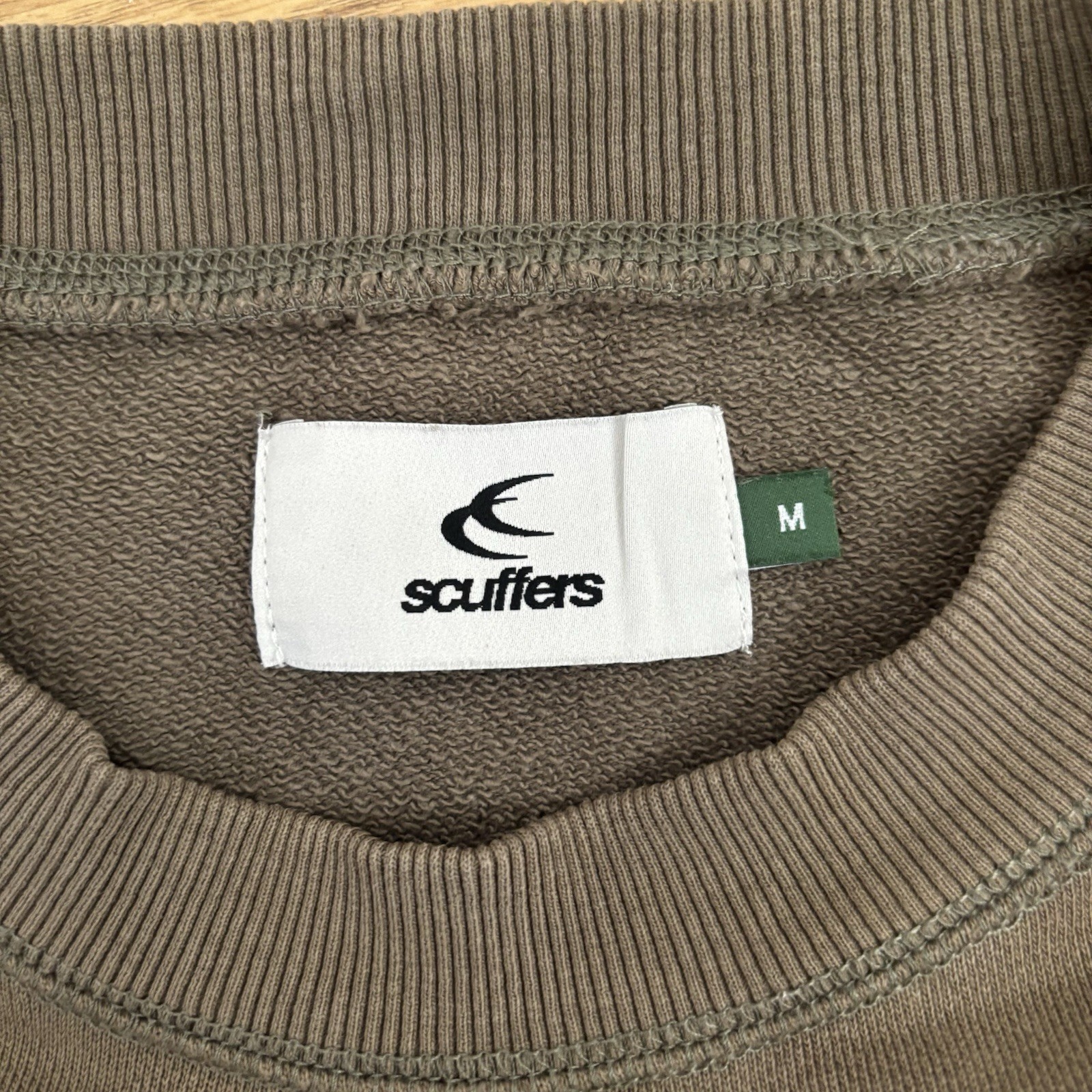Scuffers SCFFRS Graphic Sweatshirt Brown Oversized Fit Medium
