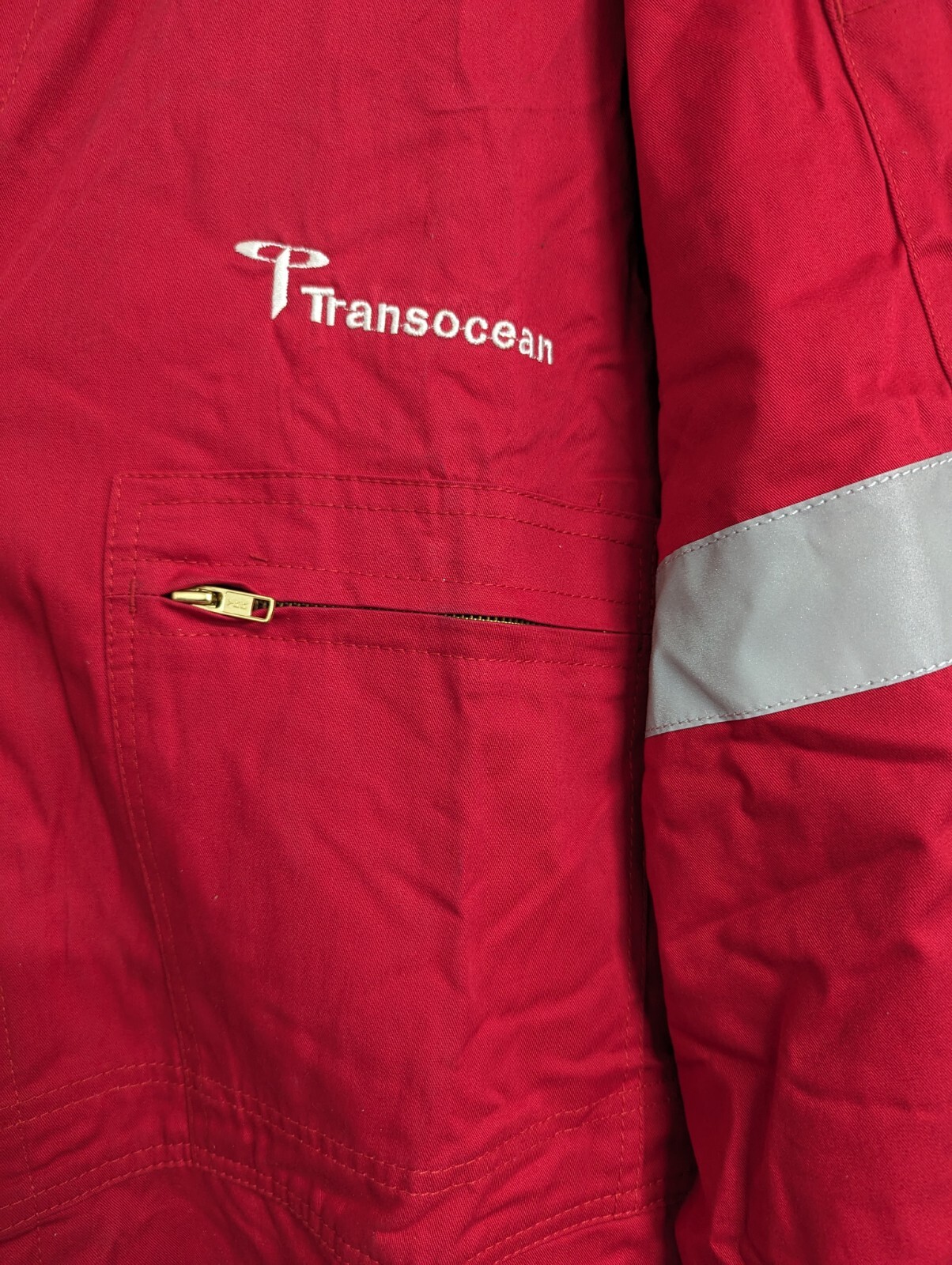 5 PAIR WENAAS ANTI-FLAME RED Coveralls 32RG SHORT, 3M SCOTCHLITE Reflective