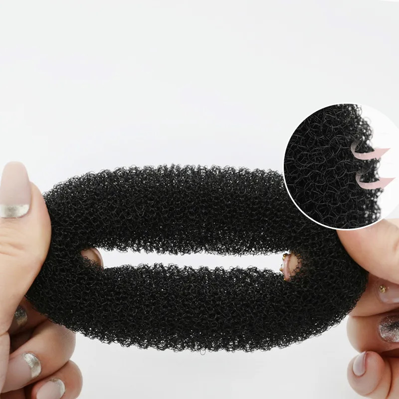 14CM Big Hair Bun Princess Donuts Meatball Headwear Hair Accessories Headband Ha