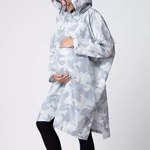 Seraphine Maternity Lightweight Hooded Rain Jacket Waterproof M/L *No Panel*