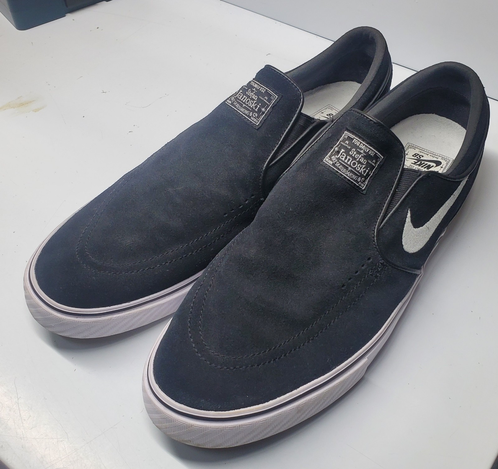 Nike SB Zoom Janoski+ Slip ‘Black White’ FN5893-001 Men’s Size 13 Shoes