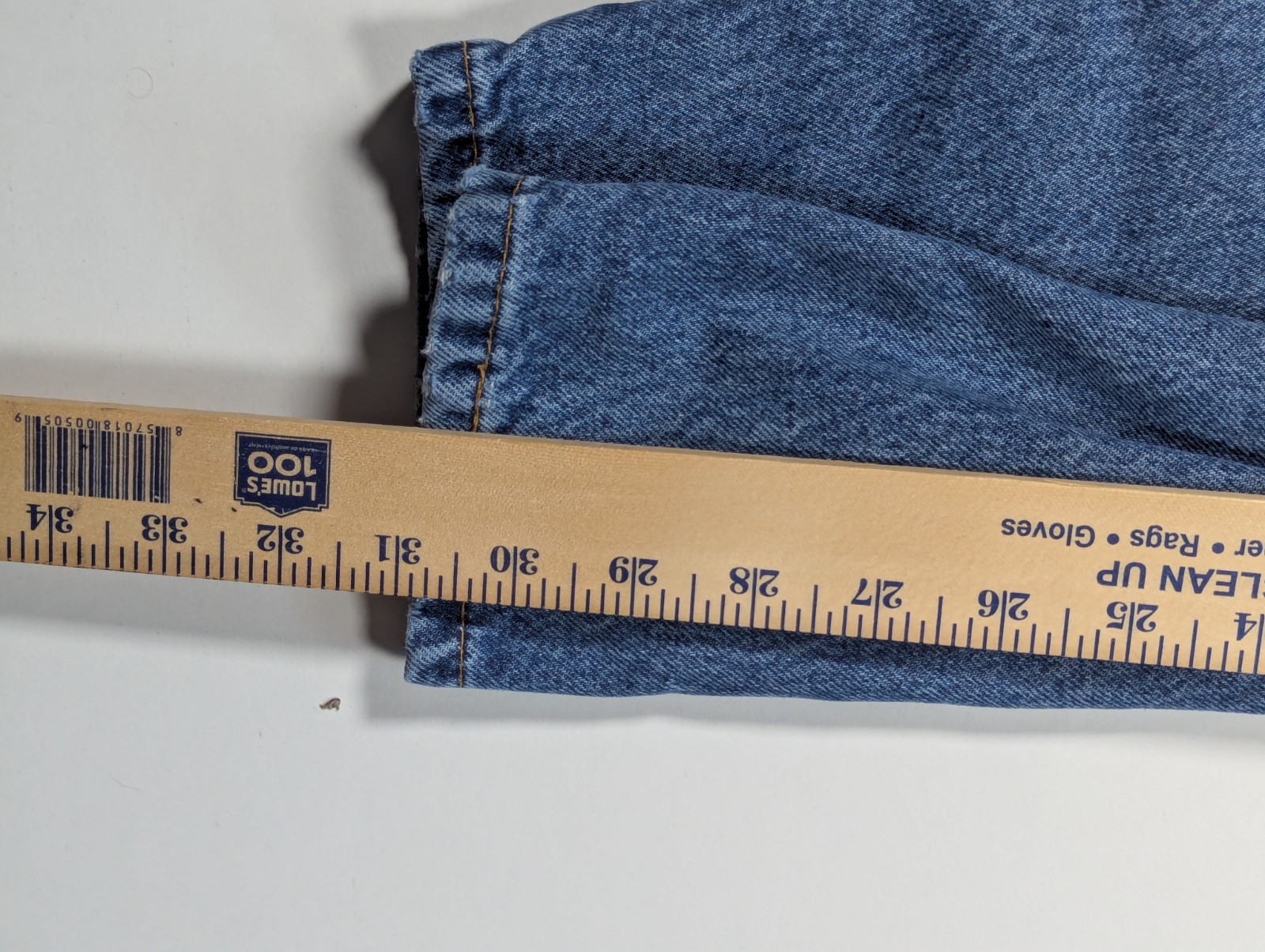 Eddie Bauer Straight Leg Denim Jeans Blue Medium Wash Classic Fit Mens 31×32