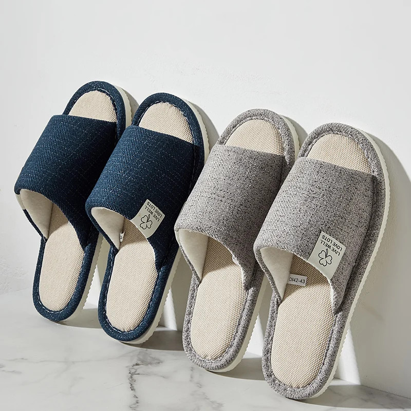 Slippers In Spring&Autumn Comfortable Bedroom Breathable Slippers Men’s&Women’s