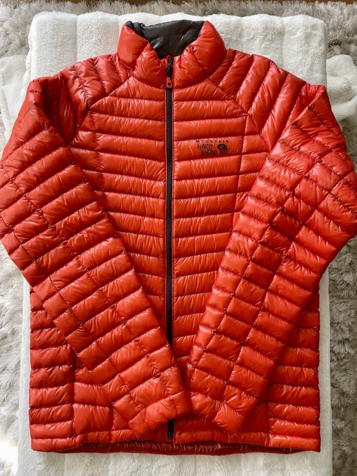 Mountain Hardware Ghost Whisperer State Orange Men’s Medium Puffy Down Jacket