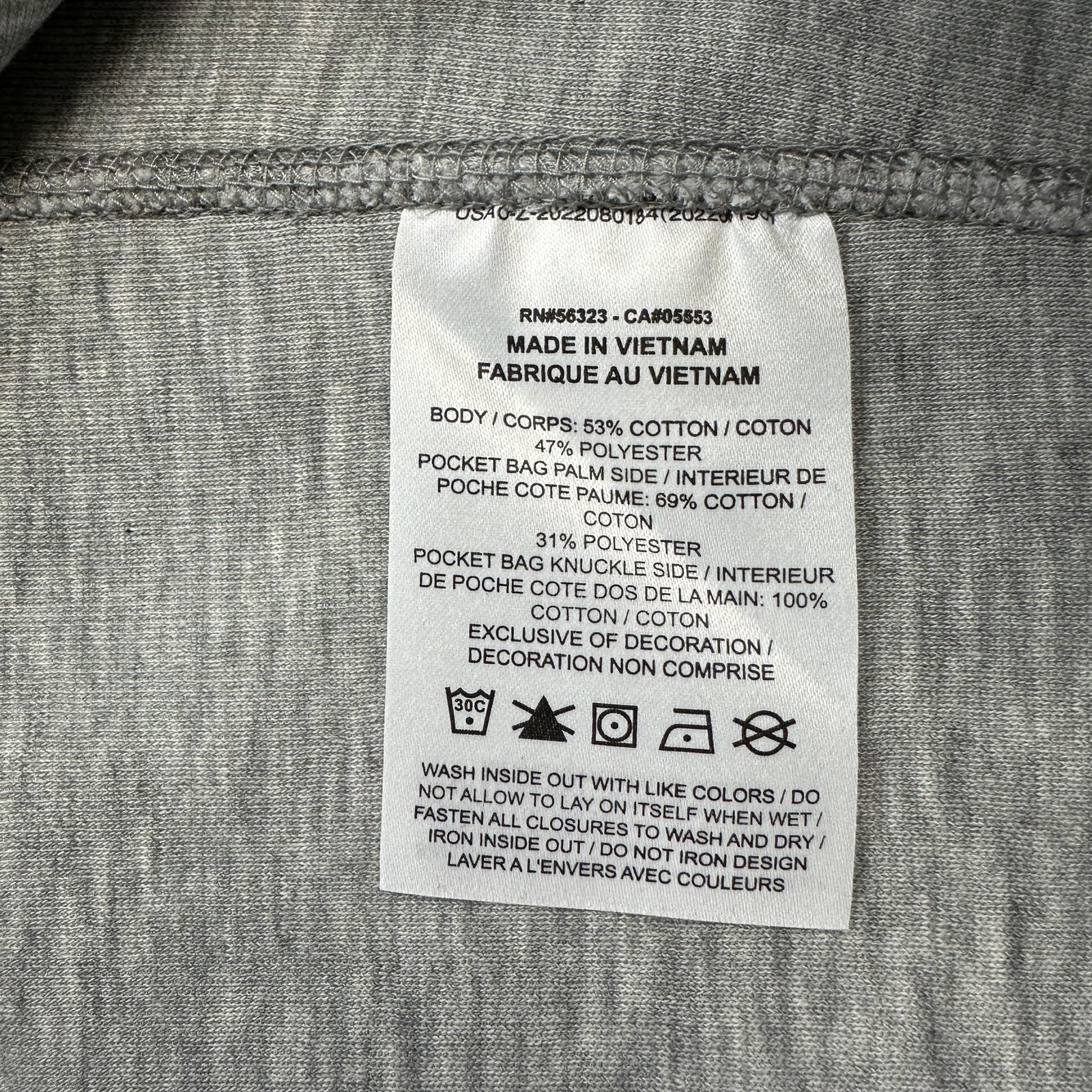 Nike Tech Fleece Sweatshirt Mens 2XL Gray 1/2 Zip Pullover Pockets FB7998-063